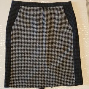 J Crew Multi Herringbone Mini Skirt